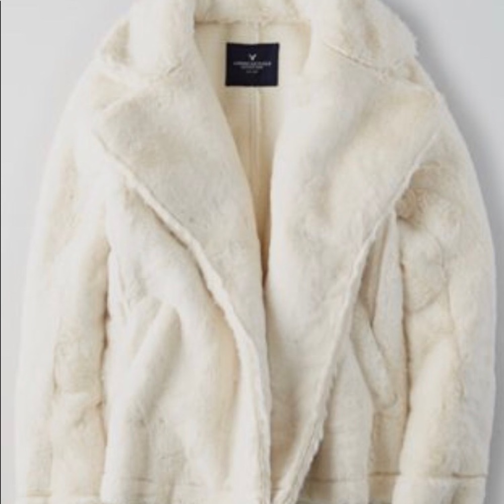 Faux Fur Moto-style jacket